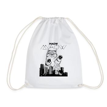 Cat Lovers i love Cat animal lovers - Turnbeutel - Weiß - Vorne