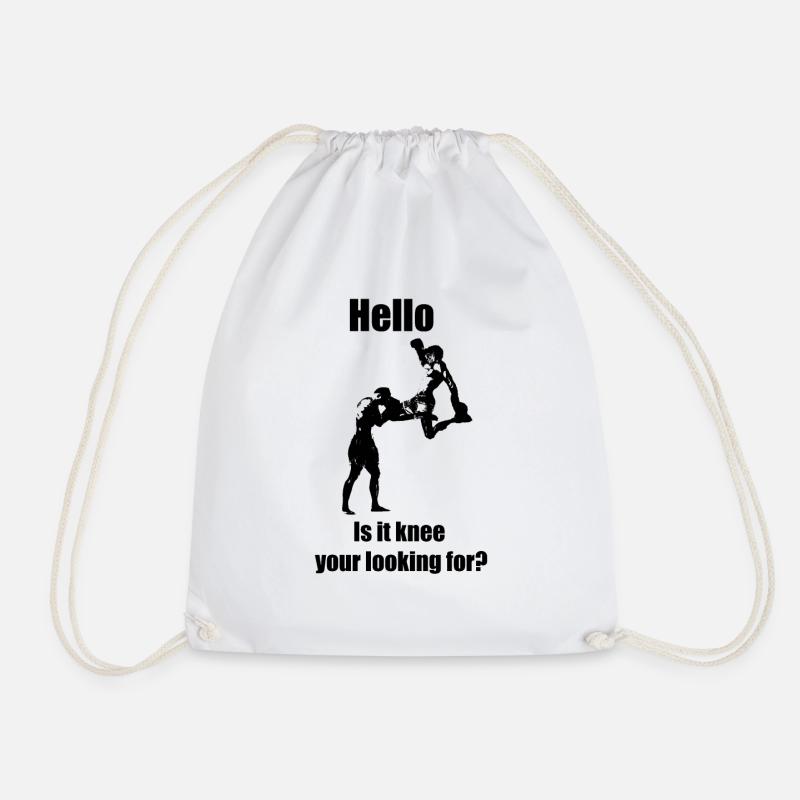 Is it knee your looking for? - Turnbeutel - Weiß