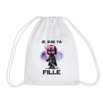 Je suis ta Fille - Sac de sport léger - blanc - Devant