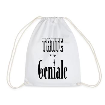 Tante Trop Géniale Tata - Sac de sport léger - blanc - Devant