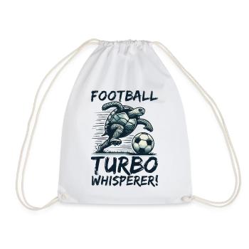 TURTLE FOOTBALL STAR : FOOTBALL TURBO WHEASPERER - Sac de sport léger - blanc - Devant