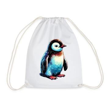 Pingouin - Sac de sport léger - blanc - Devant