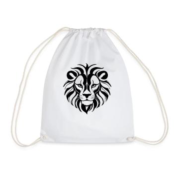 I love Leo - Zodiac Design - Drawstring Bag - white - Front