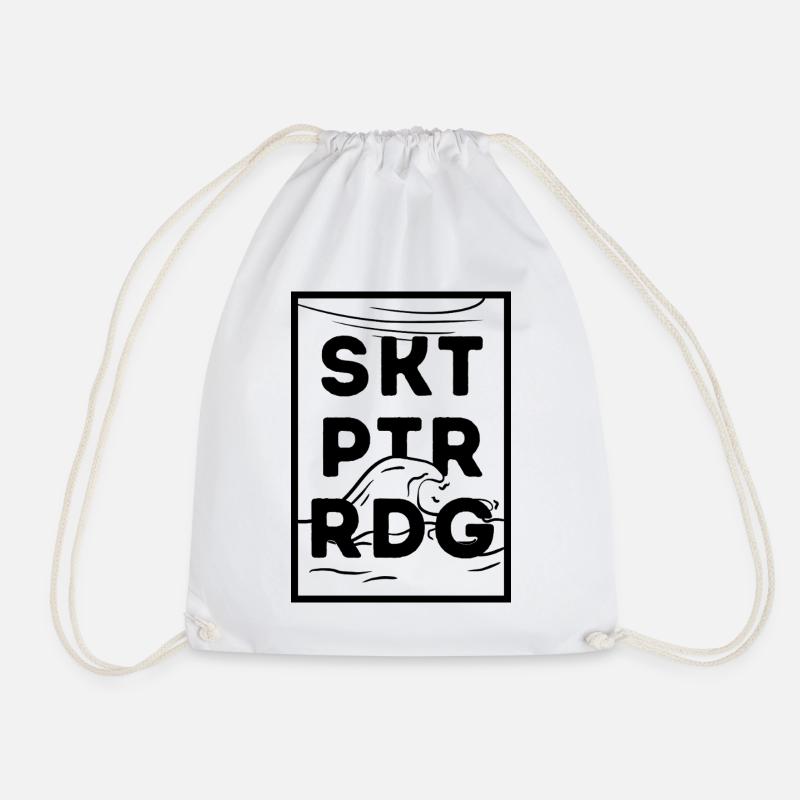 St.Peter-Ording - Drawstring Bag - white