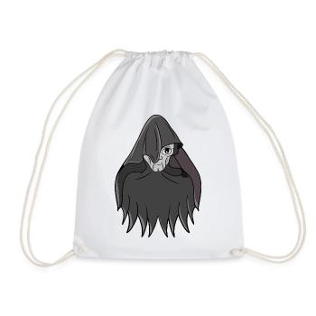 Spectre à capuchon en cape d’ombre - Sac de sport léger - blanc - Devant