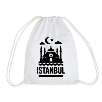 Monument de la Silhouette d’Istanbul - Sac de sport léger - blanc - Devant