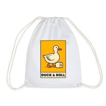 Duck & Roll - Turnbeutel - Weiß - Vorne