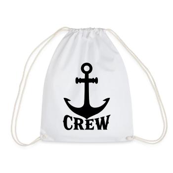 Équipage du navire - Sac de sport léger - blanc - Devant