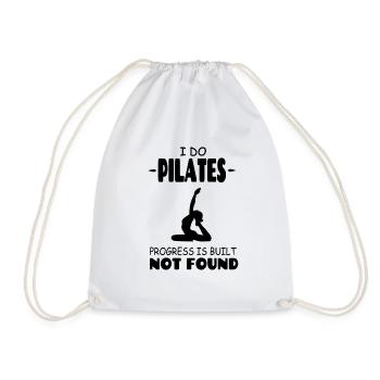 I Do Pilates - Turnbeutel - Weiß - Vorne