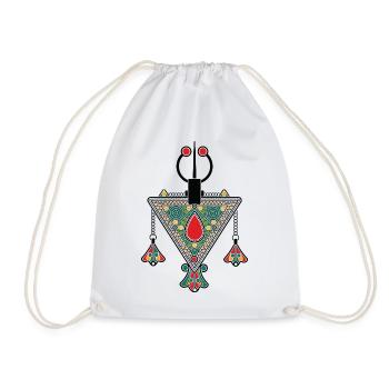 Bijoux de Kabylie - Sac de sport léger - blanc - Devant