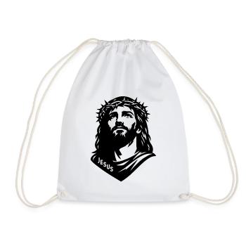 Jesus Messias - Turnbeutel - Weiß - Vorne