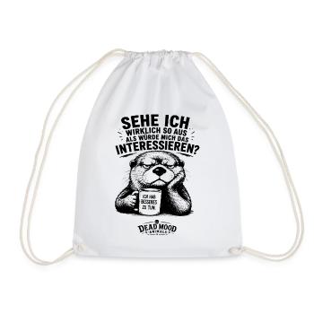 Lustiges Geschenk für motivierte Kollegen - Turnbeutel - Weiß - Vorne