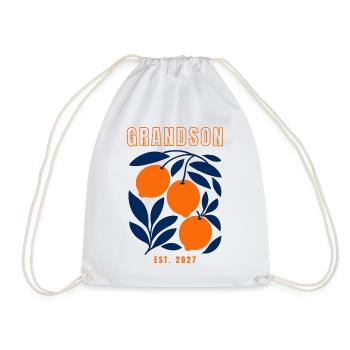 Grandson 2027 - Drawstring Bag - white - Front