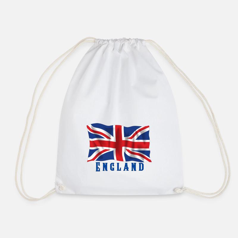 England - Drawstring Bag - white