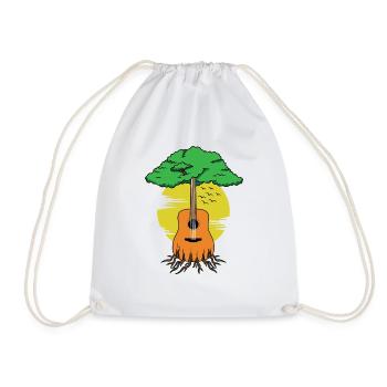Guitar Tree Guitare Guitare Guitare - Sac de sport léger - blanc - Devant