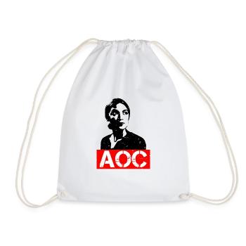 AOC for President 2024 Alexandria Ocasio-Cortez - Turnbeutel - Weiß - Vorne