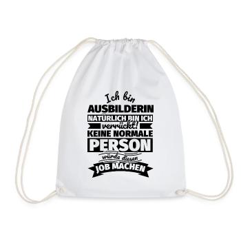 Ausbilderin Geschenke - Turnbeutel - Weiß - Vorne