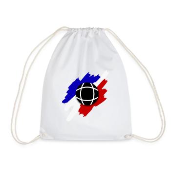 Tricolore Boule Kugel - Turnbeutel - Weiß - Vorne