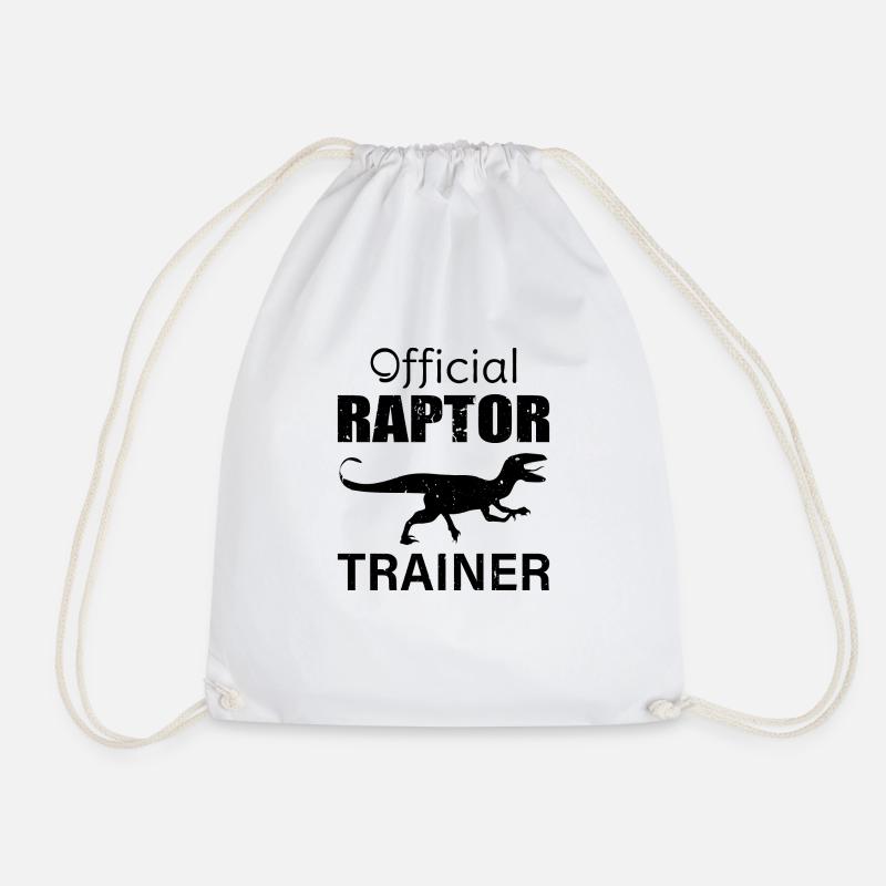 OFFICIAL RAPTOR TRAINER - Turnbeutel - Weiß