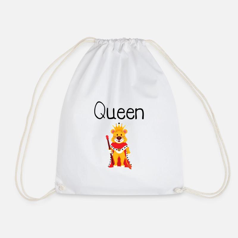 King Queen Partnerlook - Turnbeutel - Weiß