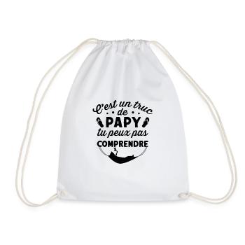 C'est un truc de papy tu peux pas comprendre - Vie - Drawstring Bag - white - Front