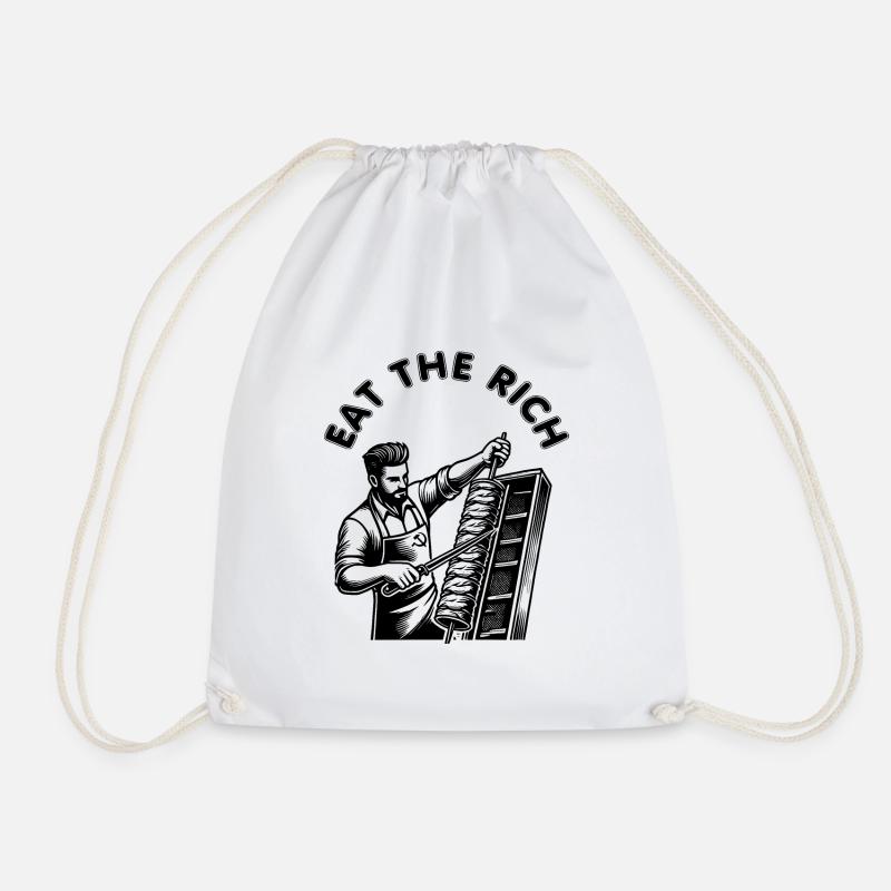 Eat the rich - Turnbeutel - Weiß