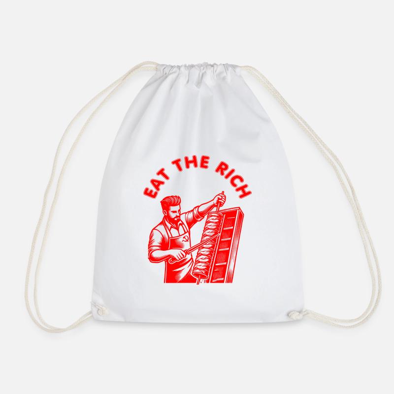 Eat the rich - Turnbeutel - Weiß