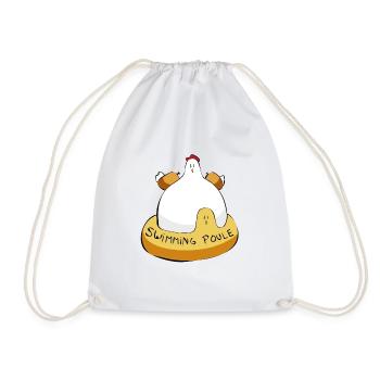 Swimming Poule - Sac de sport léger - blanc - Devant