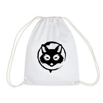 Fox - Fox - Nature Conservation - Forest Animal - Drawstring Bag - white - Front