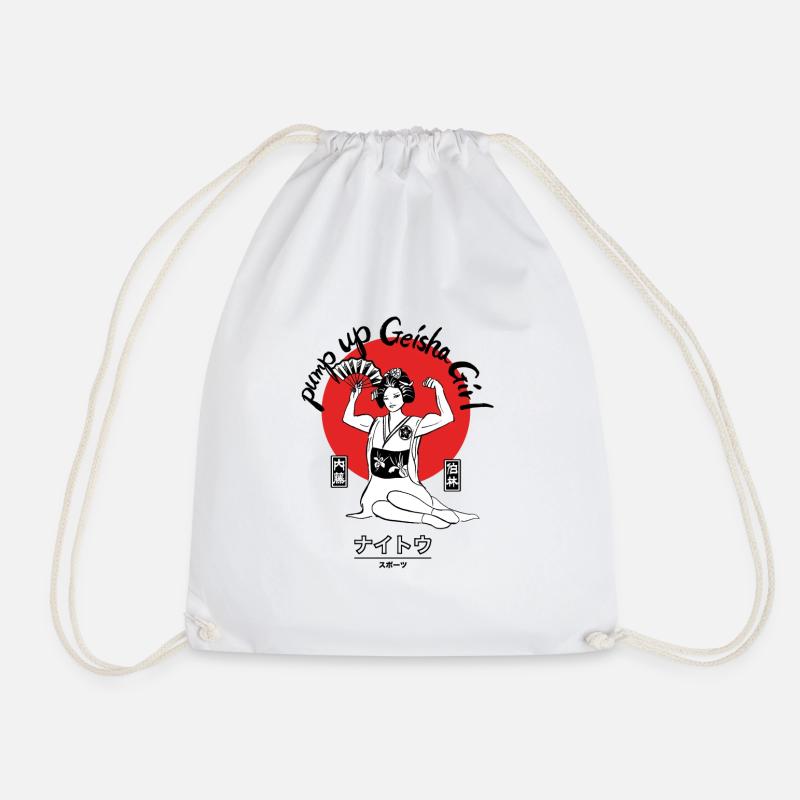 geisha2 - Turnbeutel - Weiß