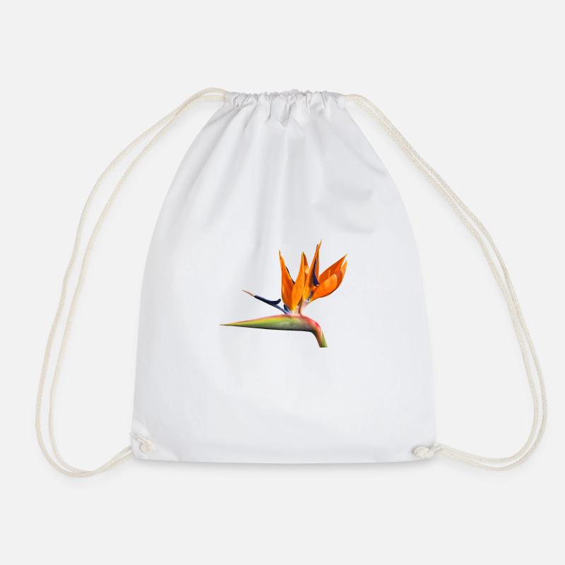 Strelizie - Drawstring Bag - white