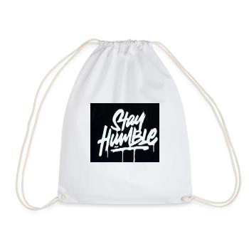 Stay Humble - Drawstring Bag - white - Front