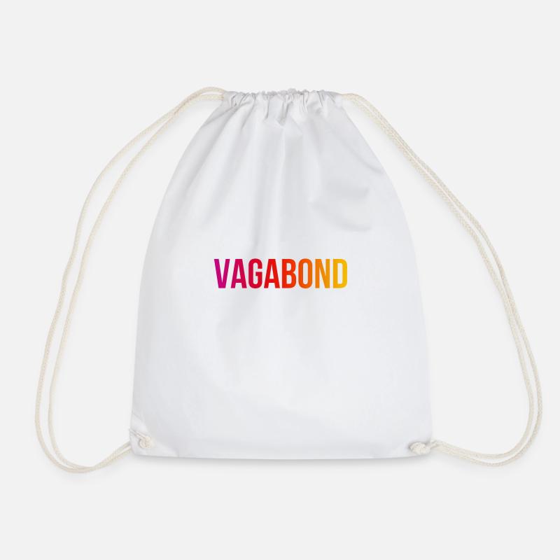 Vagabond - Cool Déclaration drôle - Sac de sport léger - blanc