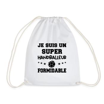 Super Handballeur Formidable Handball Humour - Sac de sport léger - blanc - Devant