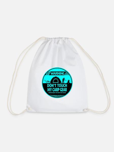 Avertissement de carpe - Sac de sport léger - blanc