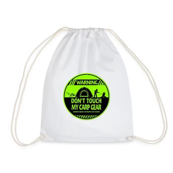 Avertissement de carpe - Sac de sport léger - blanc - Devant