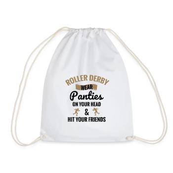 Patins Roller Derby Cadeau de femme Derby Patins à roulettes - Sac de sport léger - blanc - Devant
