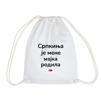 Srbija Serbia Proud Serb | Serbian mother - Drawstring Bag - white - Front