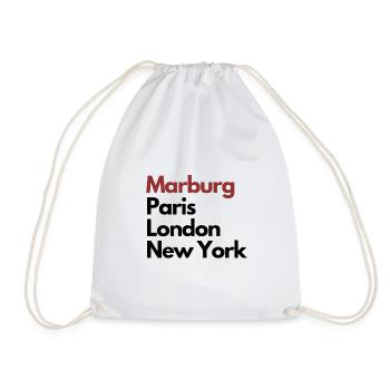 Metropole Marburg - Turnbeutel - Weiß - Vorne