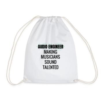 Sound Engineer Sound Engineer Sound Engineer Gift - Drawstring Bag - white - Front