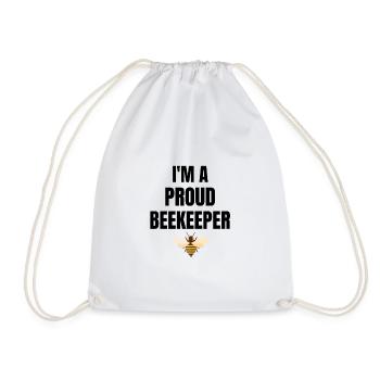 Apicole Cadeaux Apiculteurs Apiculture Abeille Miel - Sac de sport léger - blanc - Devant