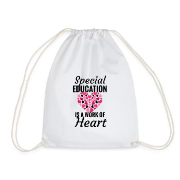 Institut spécial d’enseignement spécial pédagogue - Sac de sport léger - blanc - Devant