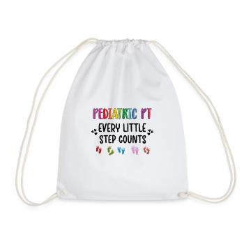 Pediatric Physiotherapist Therapy Pediatrics - Drawstring Bag - white - Front
