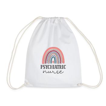 Psychiatrie infirmière - Sac de sport léger - blanc - Devant