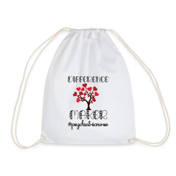 Infirmière psychiatrique Soins psychiatriques - Sac de sport léger - blanc - Devant