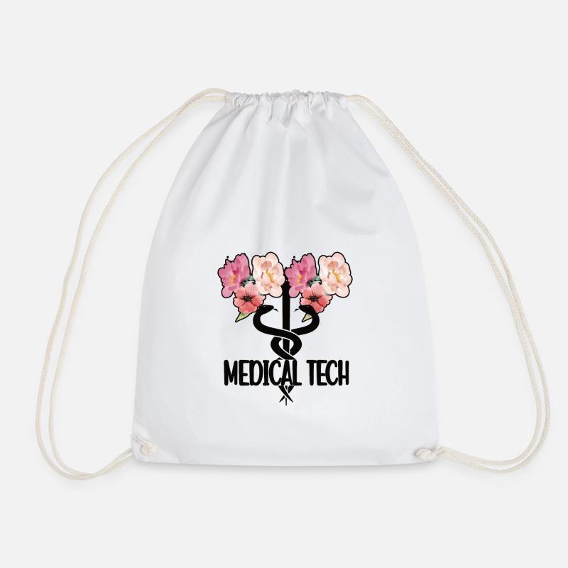 Assistant technique médical Techniciens médicaux - Sac de sport léger - blanc