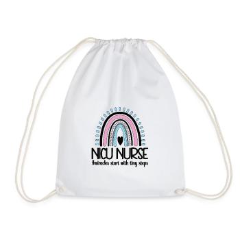 NICU Infirmière en soins intensifs néonatologiques - Sac de sport léger - blanc - Devant