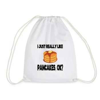 Pancake Lovers Pancake Pancakes - Drawstring Bag - white - Front
