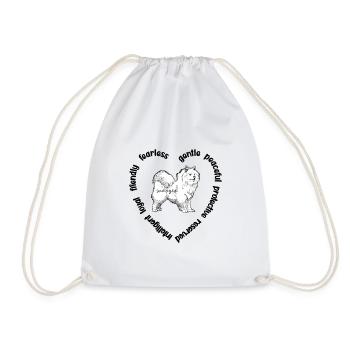 Samoyed Lover Dog Owner Samoyed Mama - Drawstring Bag - white - Front