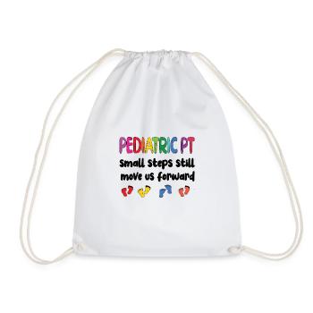 Paediatric Physiotherapy Physiotherapy - Drawstring Bag - white - Front